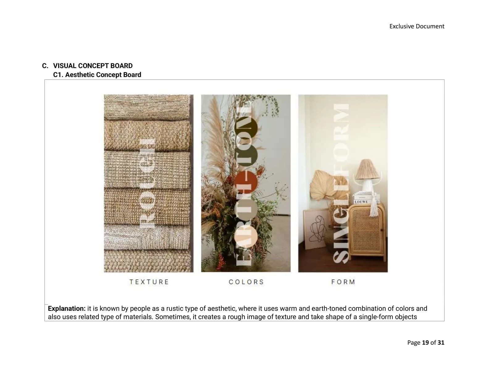 Harth Chair: visual concept board