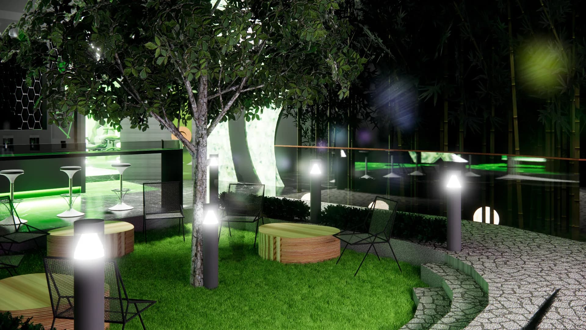 Into the Wild Wood of Razer: night garden