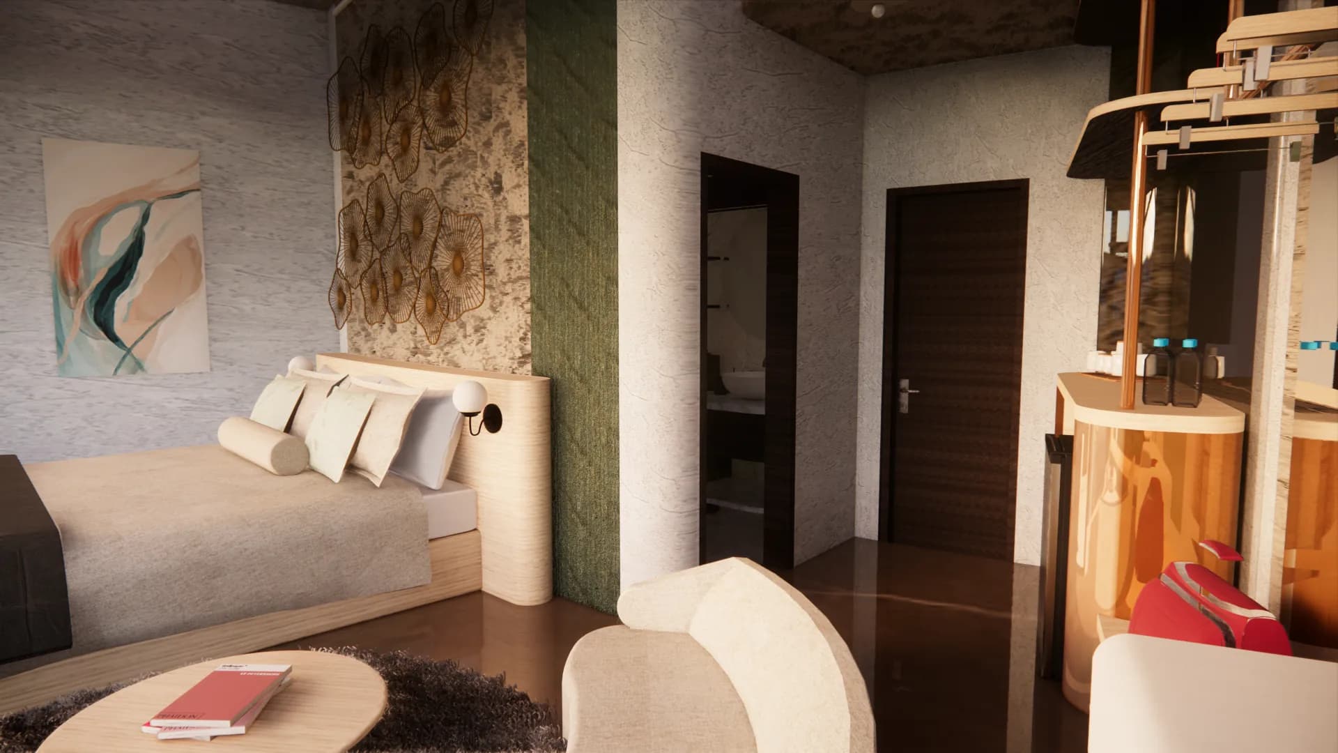 Persephone’s Magic Pearl: standard guest room 01