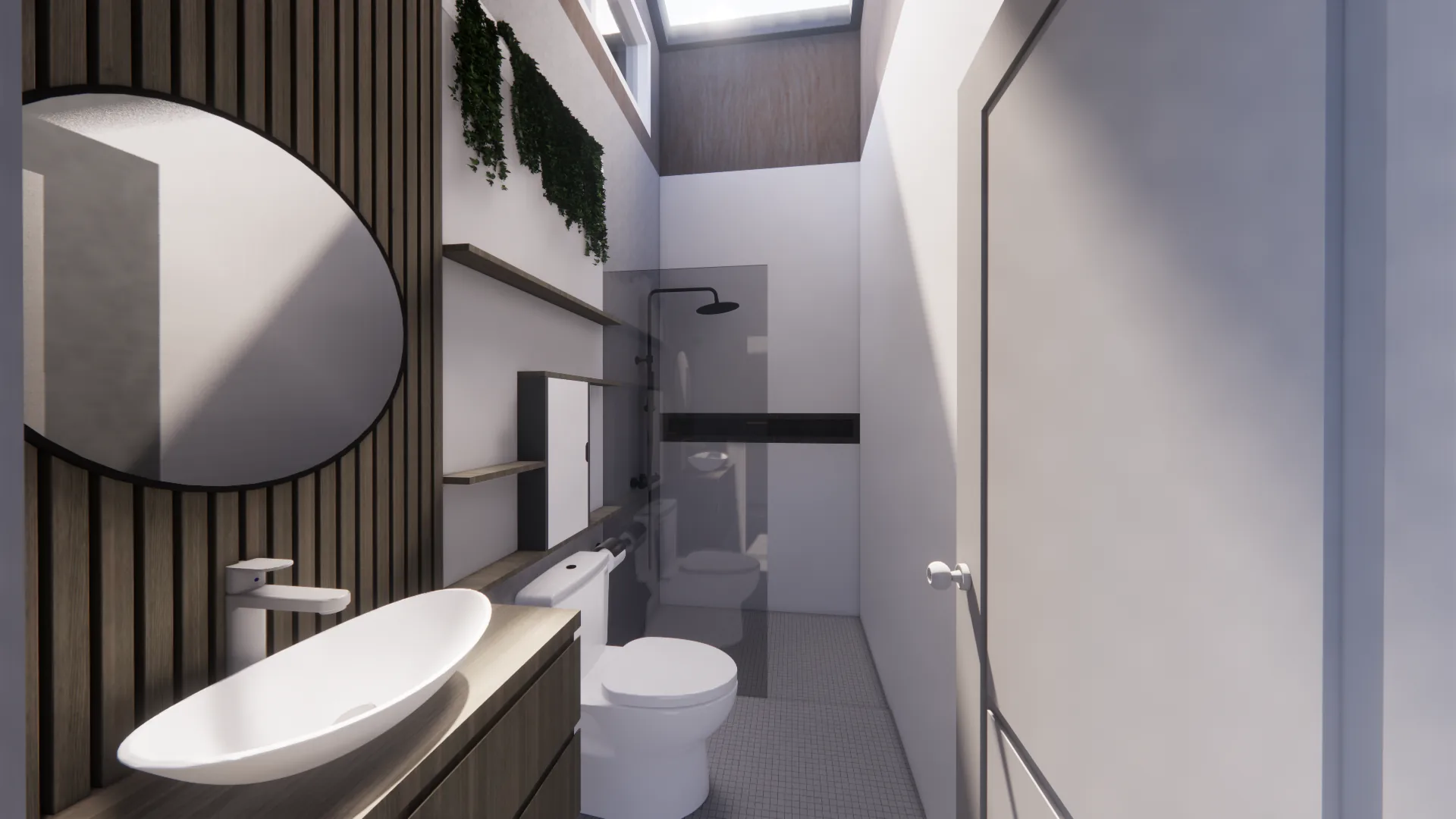 NeoFos House: primary bathroom